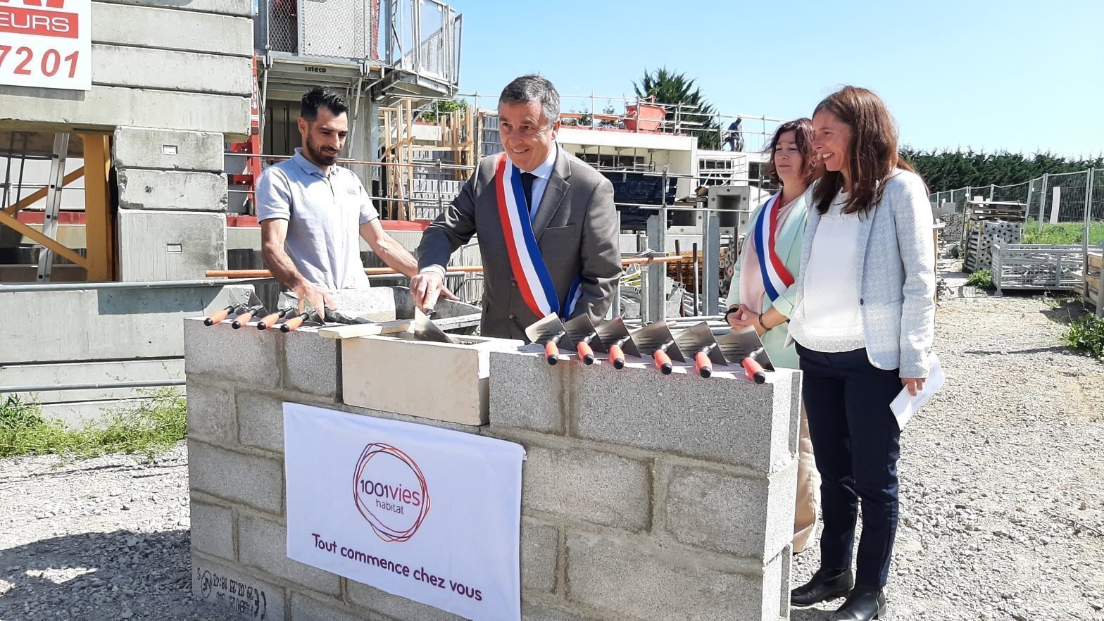 Première pierre Résidence François Desnoyer La Frette-sur-Seine