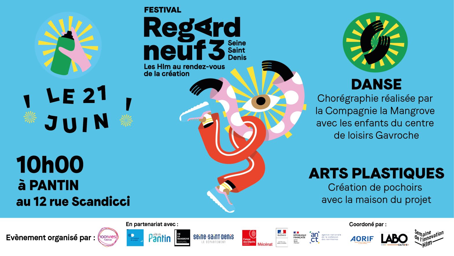 Festival Regard Neuf 3, le 21 juin à Pantin