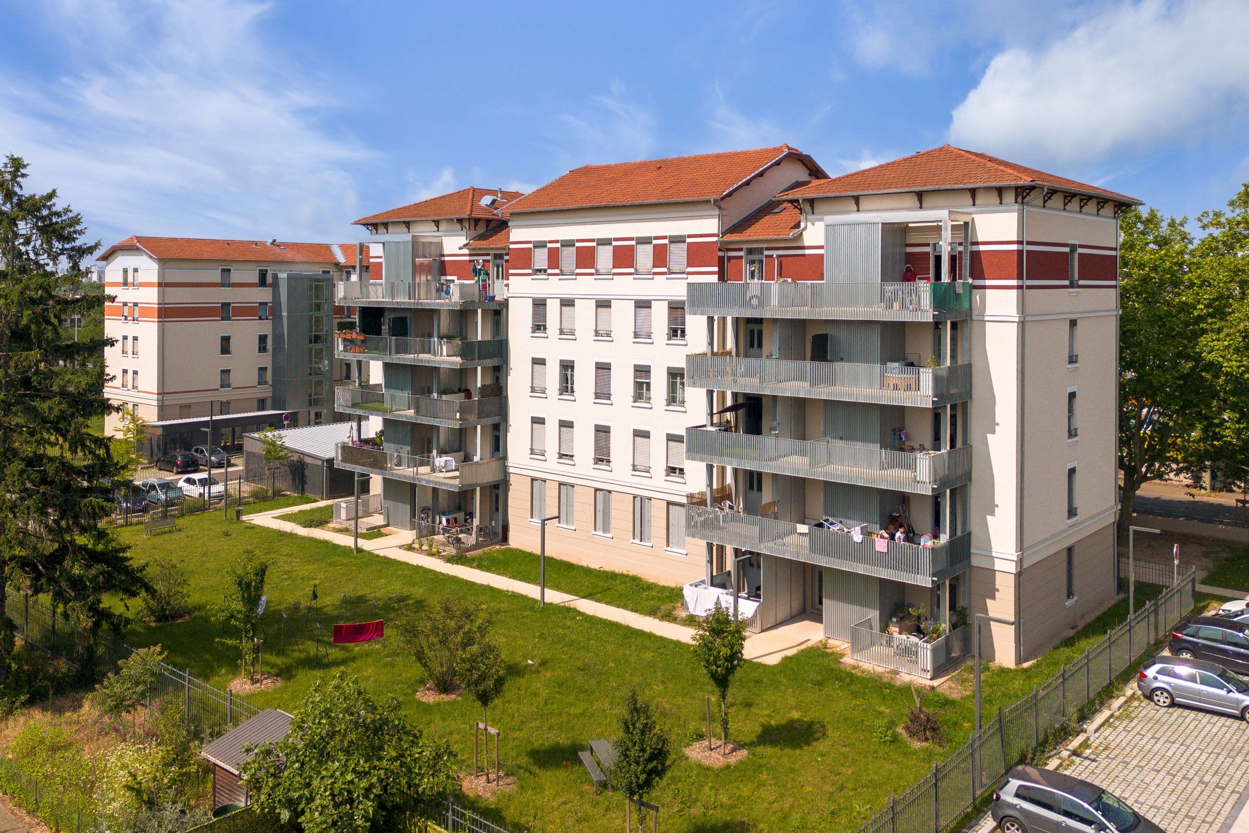 Réhabilitation profonde des bâtiments Cité Tase 1001 Vies Habitat